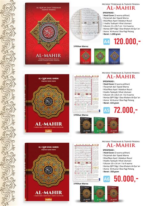 Gambar Al-Quran dengan desain custom
